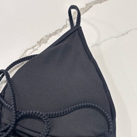 Victoria’s Secret | Lace-Up Negril Plunge One Piece Swimsuit Bathing Suit L - Picture 11 of 16